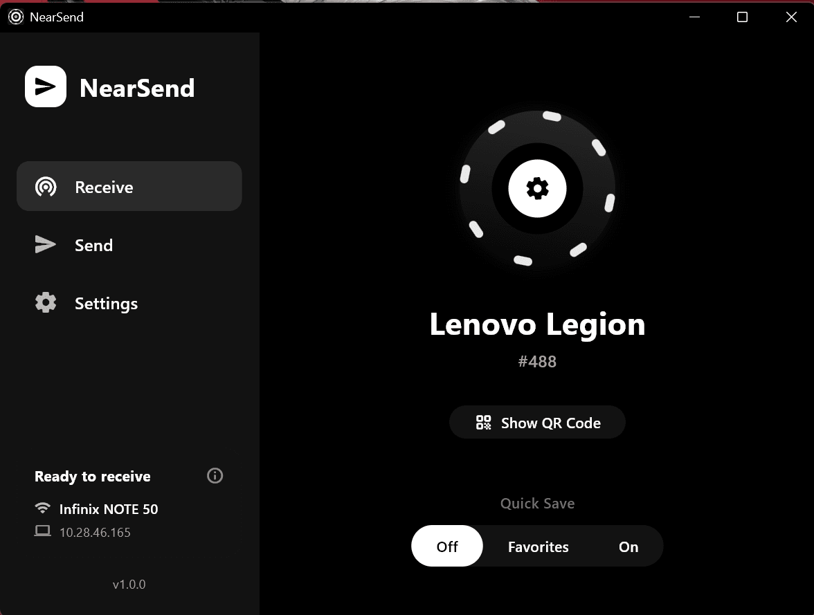 NearSend - Peer to Peer File Sharing App Development
