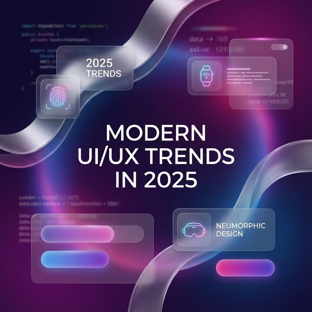 Modern UI/UX Trends in 2025